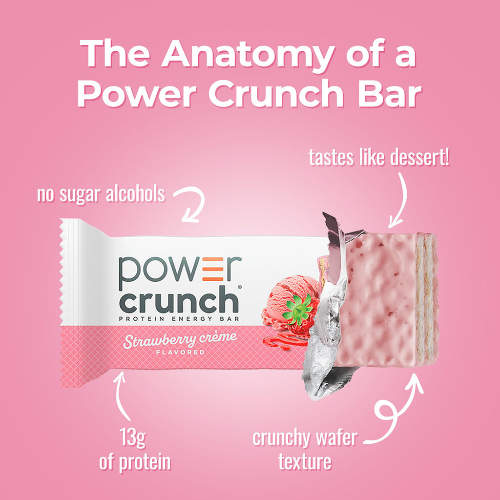 Power Crunch Strawberry Protein Bars - 12 Count - image 3