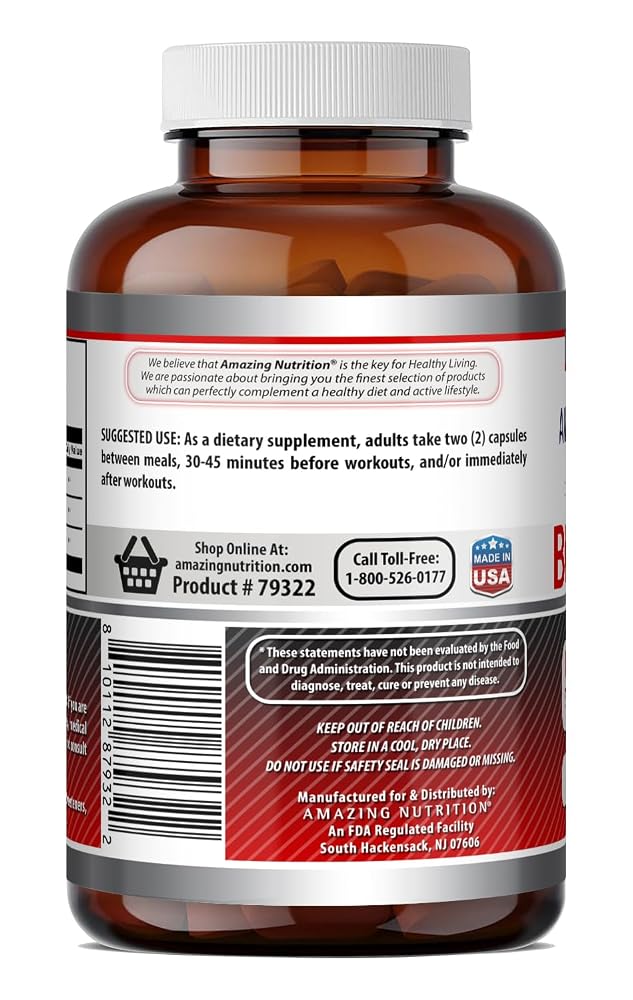 Amazing Formulas BCAA 2:1:1 1000 Mg Per Serving