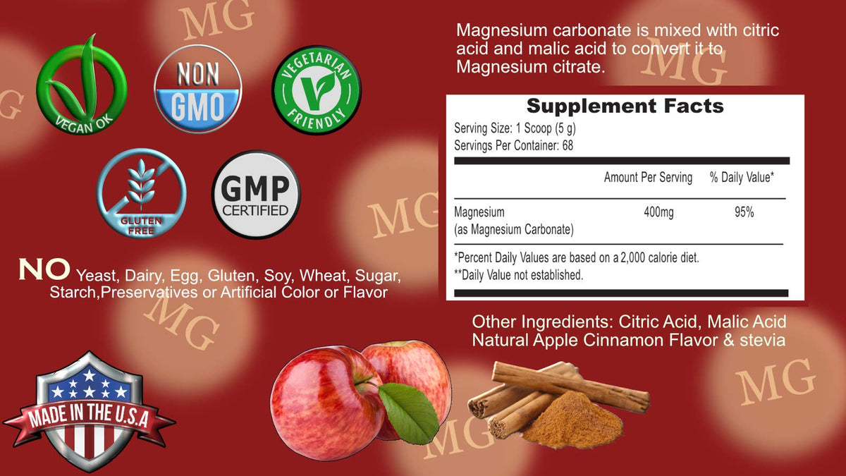 Peter's Choice Magnesium Supreme Powder for Sleep & Stress Relief - 68 Servings - image 2