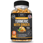 Kaya Naturals Turmeric Curcumin Supplement with Ginger & Bioperine