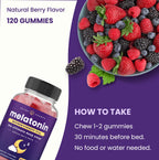 NutraChamps Melatonin Gummies for Adults Extra Strength