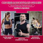 ODNSQW Creatine Monohydrate Gummies for Muscle Strength - 120 Count - image 5