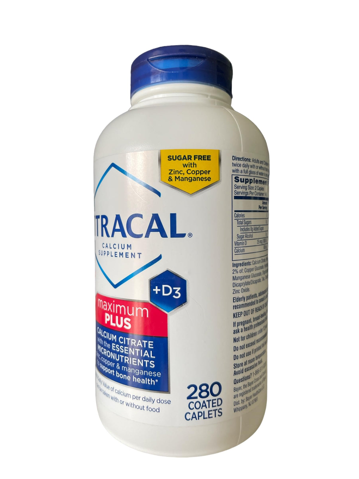 Citracal Calcium Citrate + D3 Caplets - 280 Count - image 2