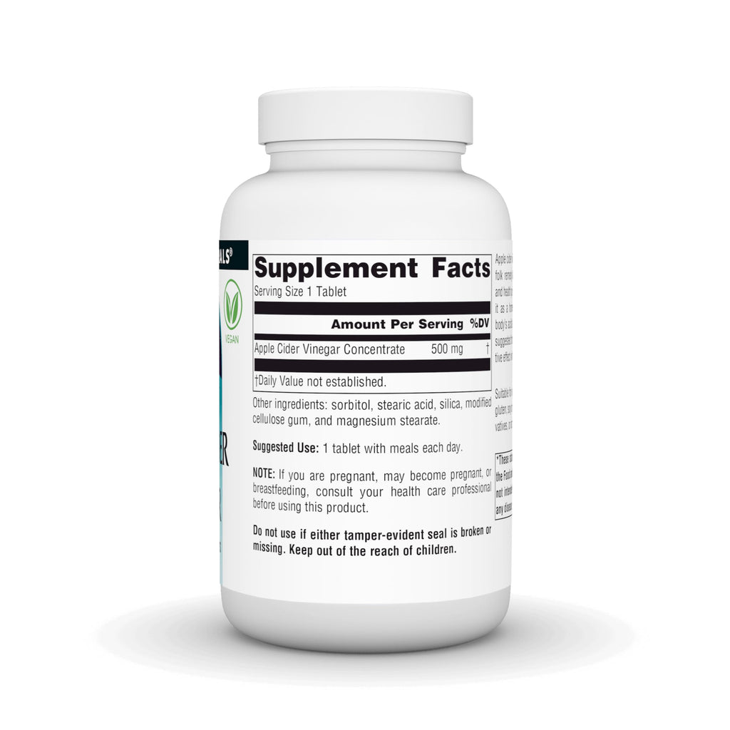 Source Naturals Apple Cider Vinegar 500mg - 180 Tablets - image 3