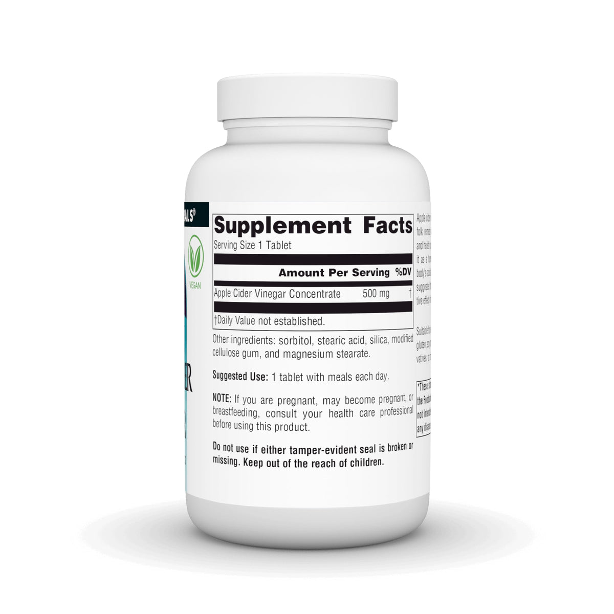 Source Naturals Apple Cider Vinegar 500mg - 180 Tablets - image 3