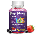 The Feel Great Vitamin Company Kids Melatonin 1mg Gummies - 60 Count