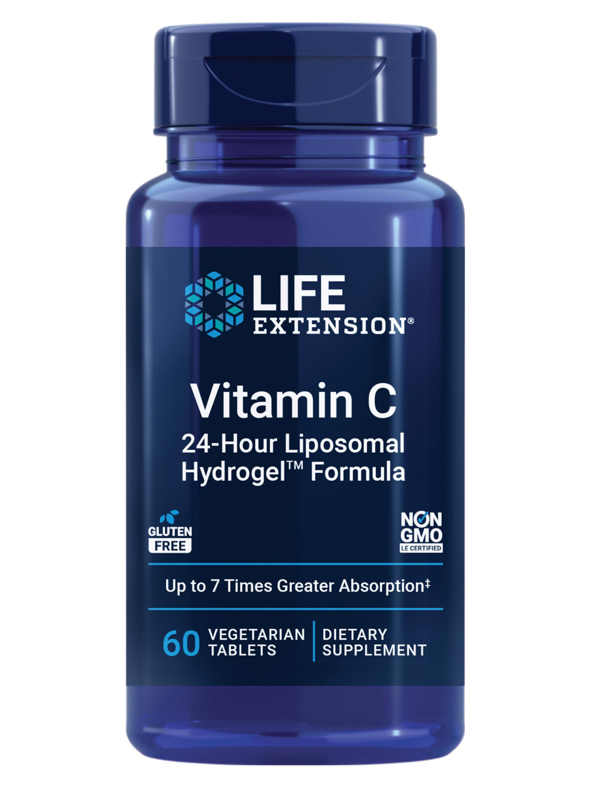 Life Extension Vitamin C 24-Hour Liposomal Hydrogel - 60 Tablets