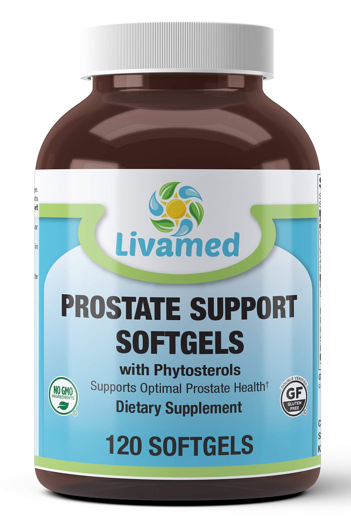 Livamed Prostate Support Softgels with Phytosterols - 120 Softgels