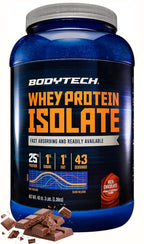 BodyTech Whey Protein Isolate Powder Rich Chocolate - 43 Servings