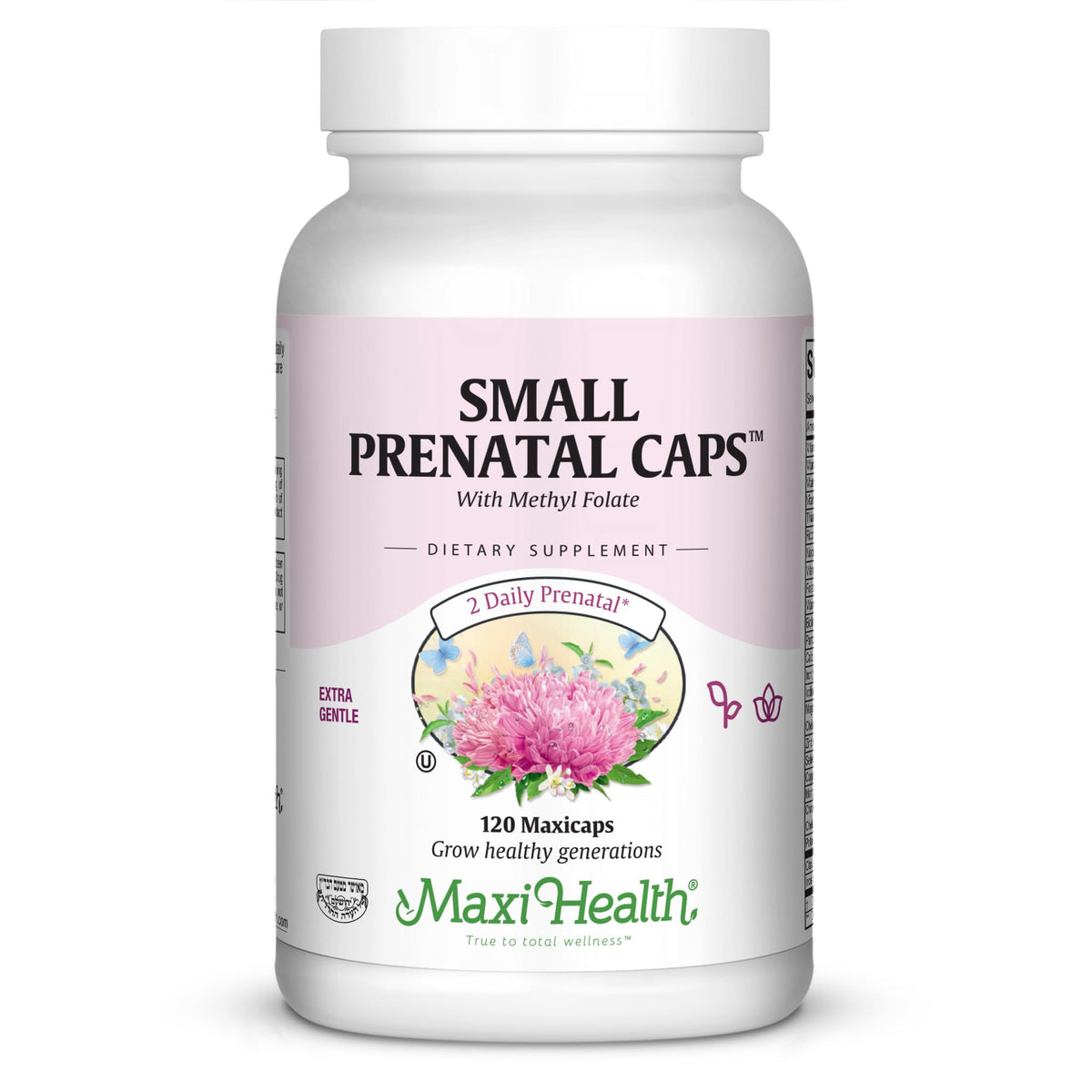 Maxi Health Small Prenatal with Methylfolate Capsules
