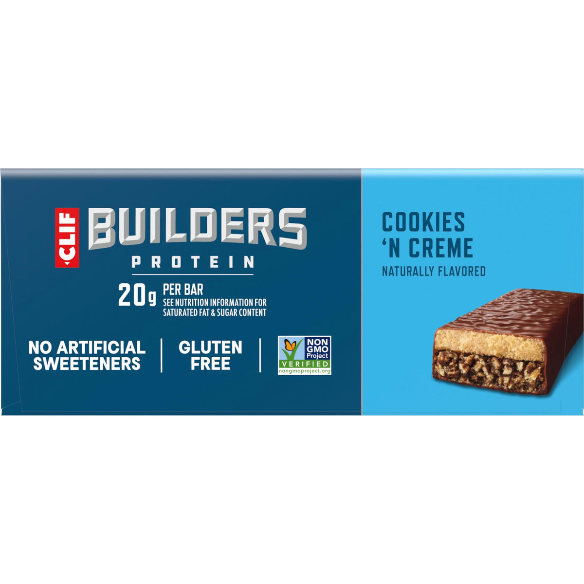 CLIF BUILDERS Protein Bars, Chocolatey Peanut Butter, Gluten Free