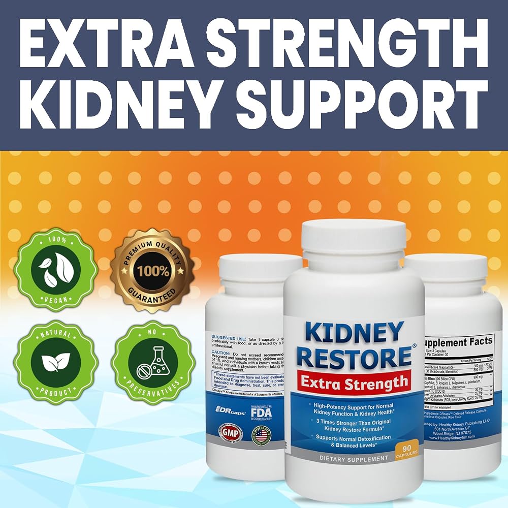 Kidney Restore Kidney Cleanse Detox & Repair - 90 Capsules - image 6