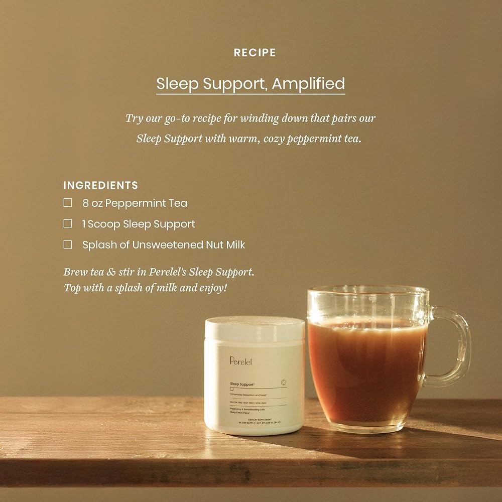 Perelel Sleep Support Magnesium Powder with Lemon Balm - image 4