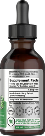 Horbäach Saw Palmetto Liquid Extract Alcohol Free - 2 Fl Oz - image 2