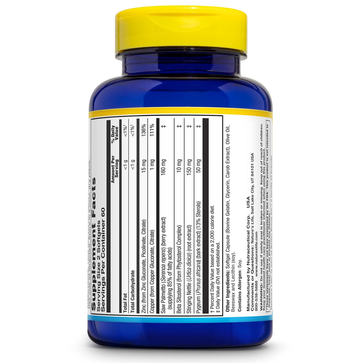Nature's Life Prostate Support Softgel - 120 Softgels - image 2