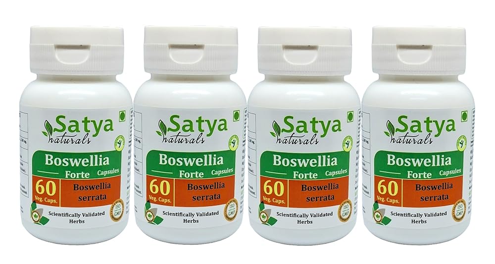 Satya Naturals Boswellia Forte Capsules 500 mg. 60 Veg. Capsule