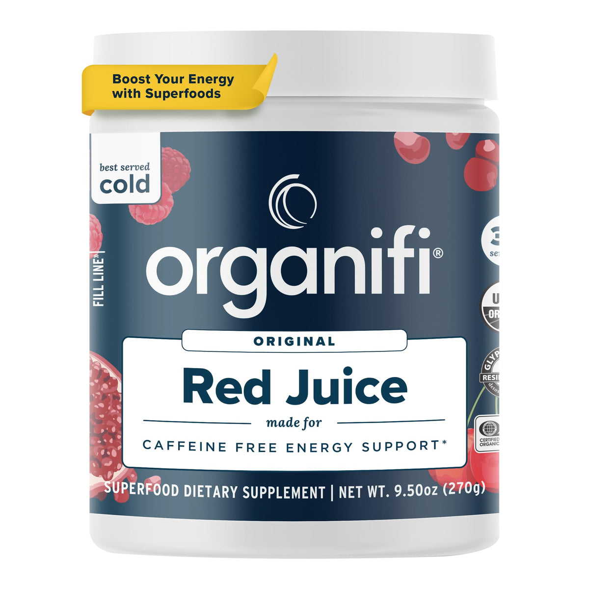 Organifi Red Juice - Energy Powder Reduces Afternoon Crashes