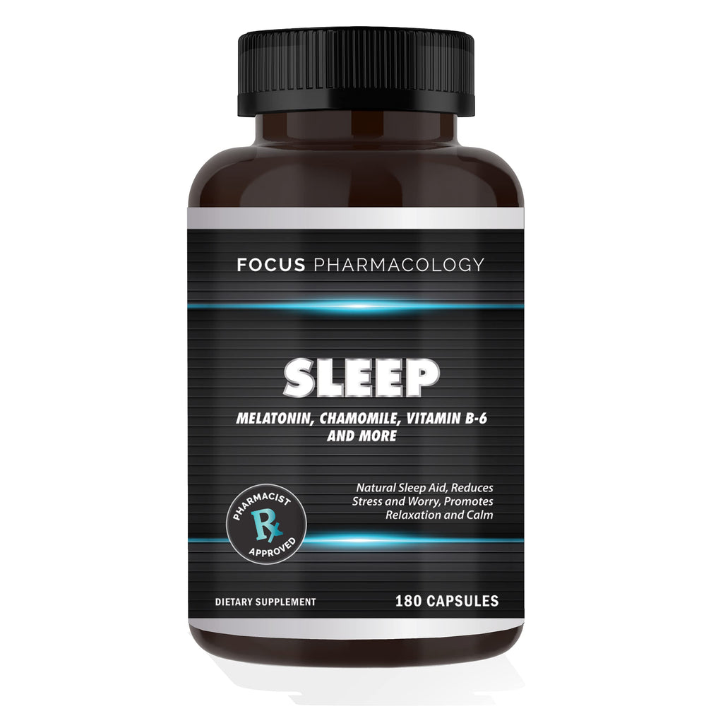 Focus Pharmacology Nighttime Sleep and Calming Formula - 180 Capsules - image 2
