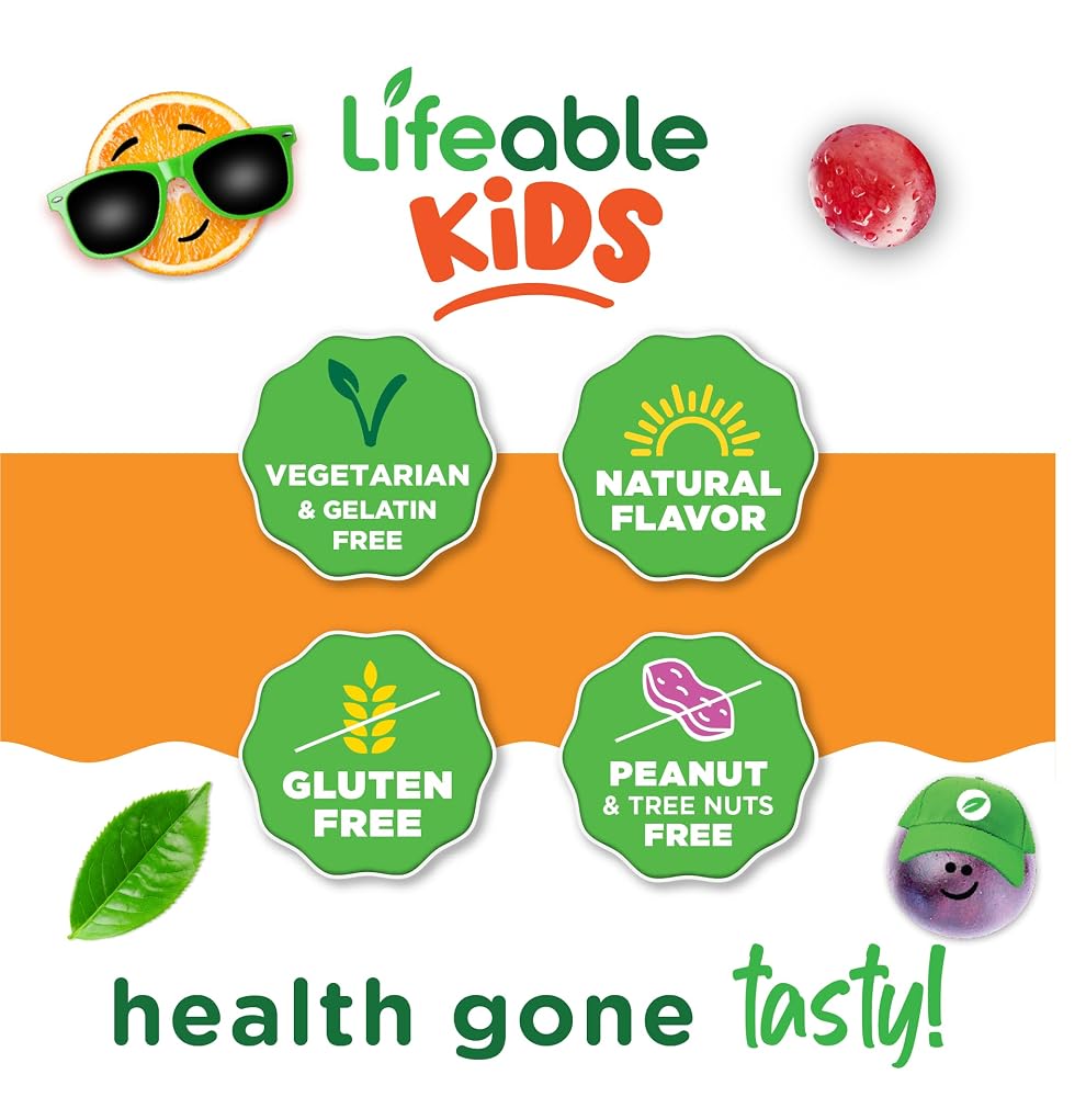 Lifeable Kids Multivitamin with Iron Gummies - 90 Gummies - image 4