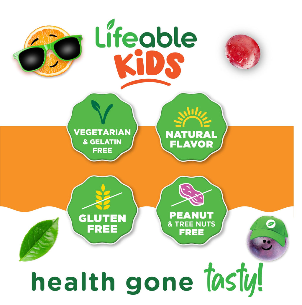 Lifeable Kids Vitamin D3 1000 IU Gummies - 90 Count - image 4
