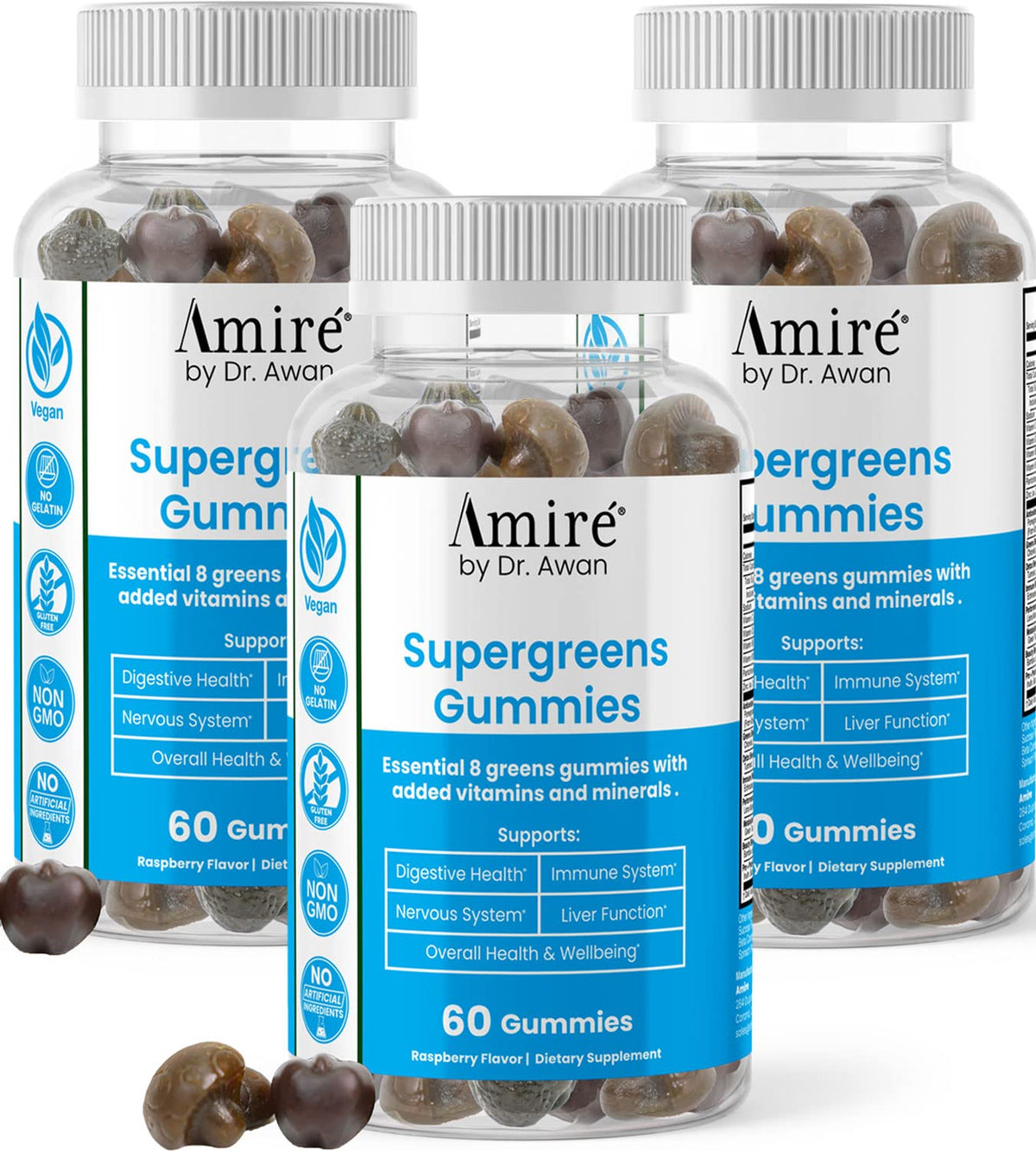 Amire Super Greens Essential Gummies Packs