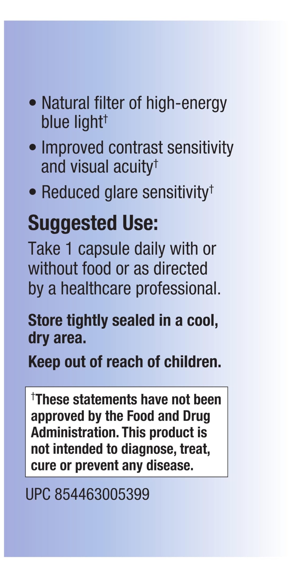 Relentless Improvement Lutein 30mg Plus Zeaxanthin Eye Health - image 2