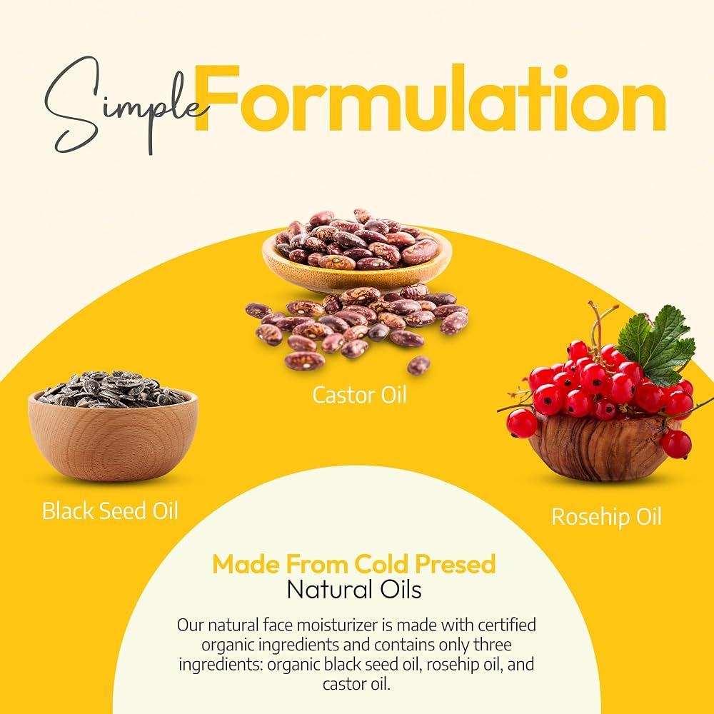 Skin Maxx Organic Castor Oil, Rosehip Oil & Black Seed Oil Face Oil - 2 Fl Oz - image 5