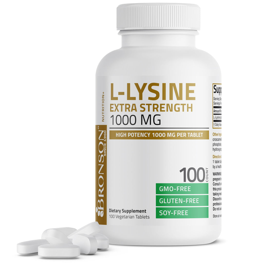 Bronson L-Lysine Extra Strength 1000 mg