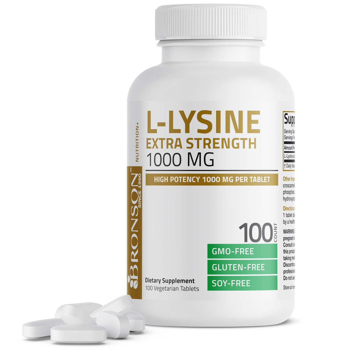 Bronson L-Lysine Extra Strength 1000 mg