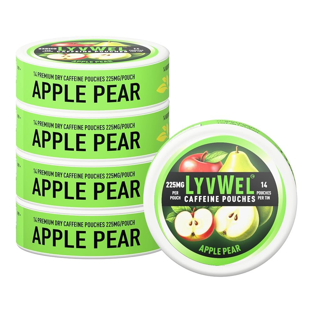 LyvWel 225mg Caffeine Pouches