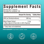Vitalibre DIM Supplement 300 mg Hormone Balance - 120 Capsules - image 2