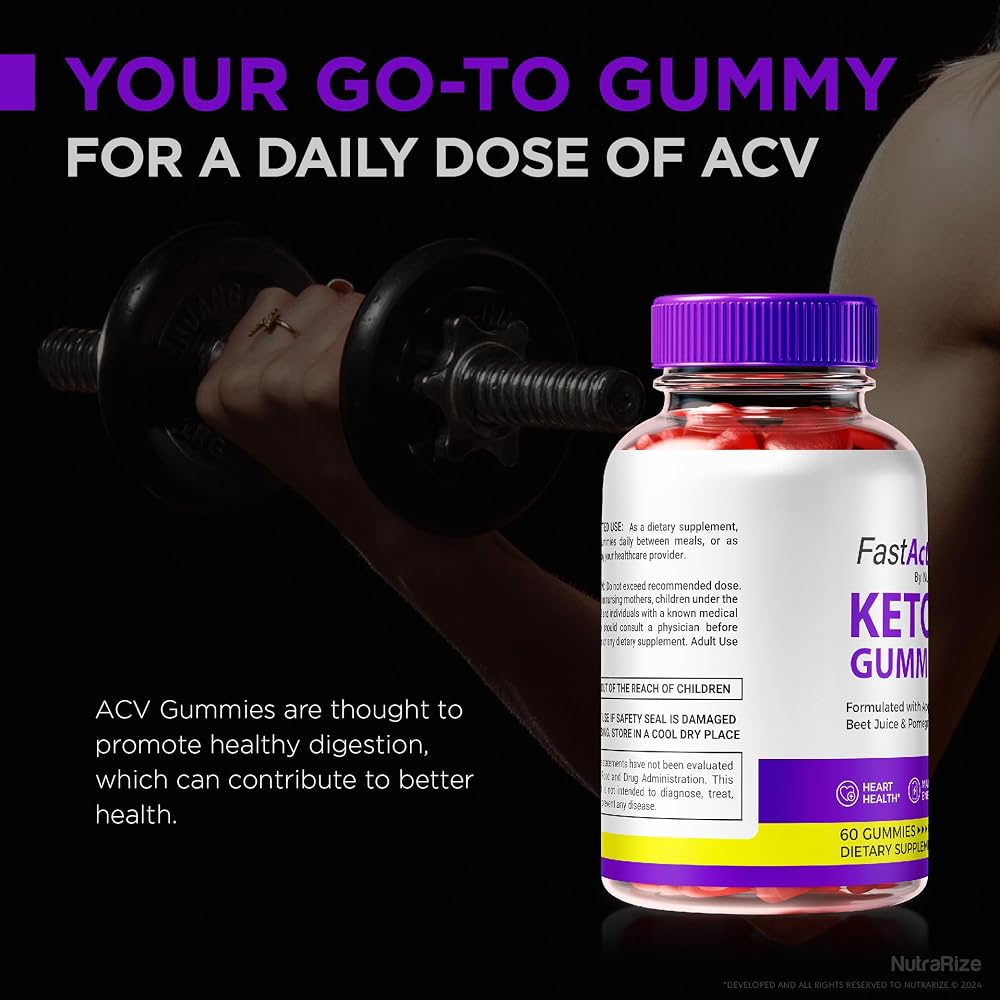 NutraRize Fast Active Keto ACV Gummies - 60 Gummies - image 5