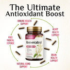 Nature's Nutrition Resveratrol Complex 1800 mg - 3x Strength