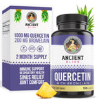 Ancient Bliss Quercetin with Bromelain 1000mg - 120 Capsules
