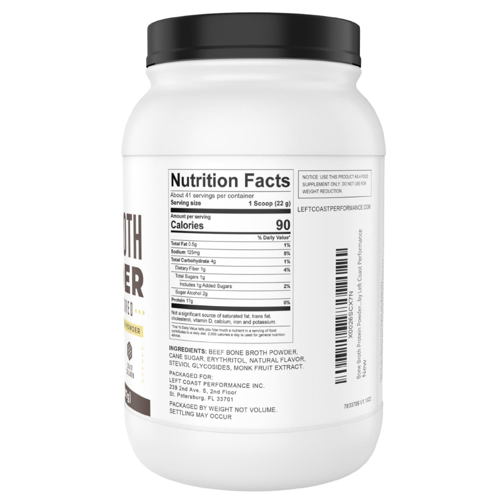 Left Coast Performance Bone Broth Powder