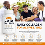 SIRUNES Marine Collagen Peptides - 120 Capsules - image 2