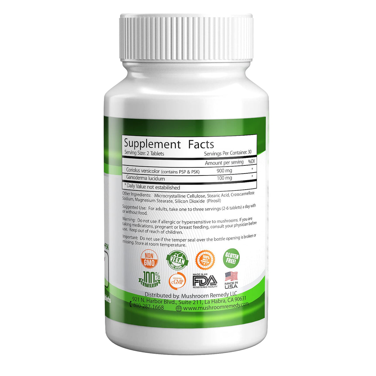 Mushroom Remedy PRO-Immune Gold Immune Support - 60 Tablets - image 3