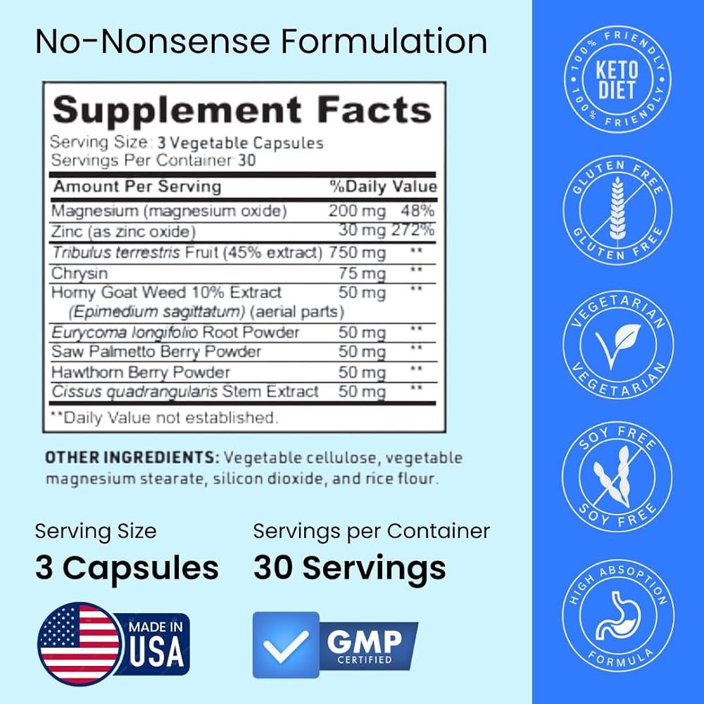 Crazy Muscle Booster for Men and Women - 90 Capsules - image 3