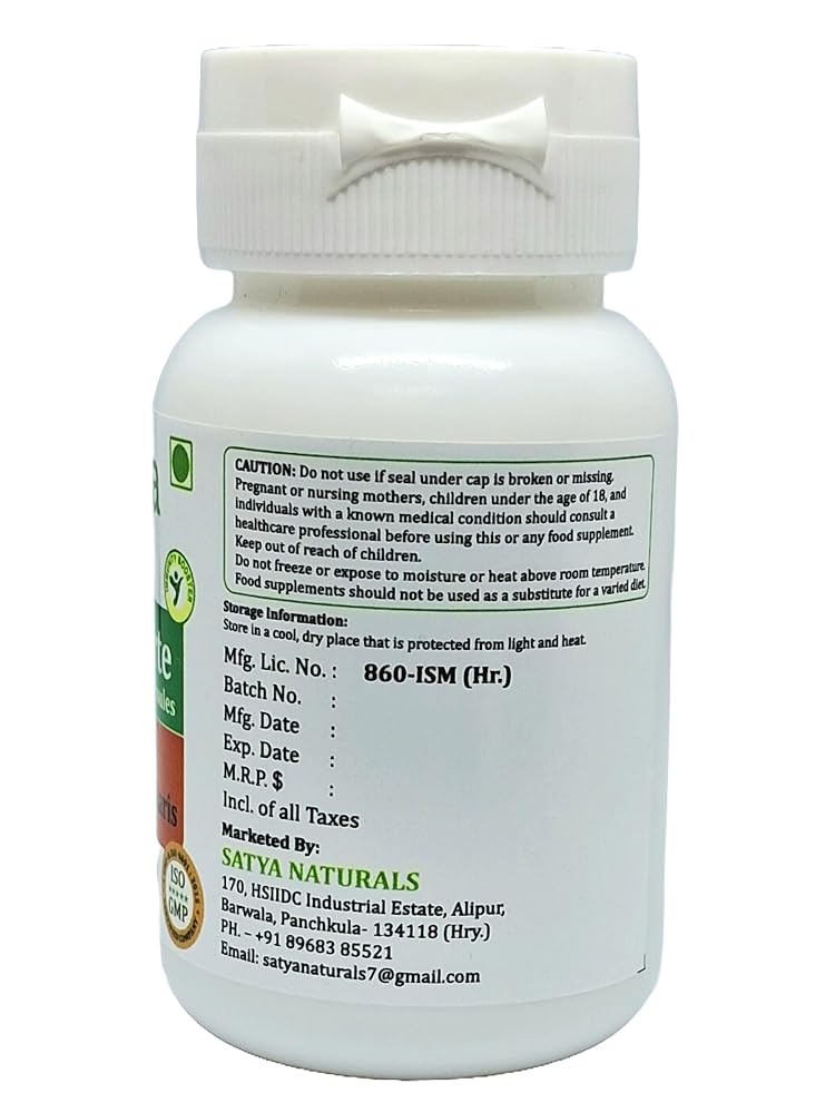 Satya Naturals Hadjod Forte Capsules 500 mg. 60 Veg. Capsule