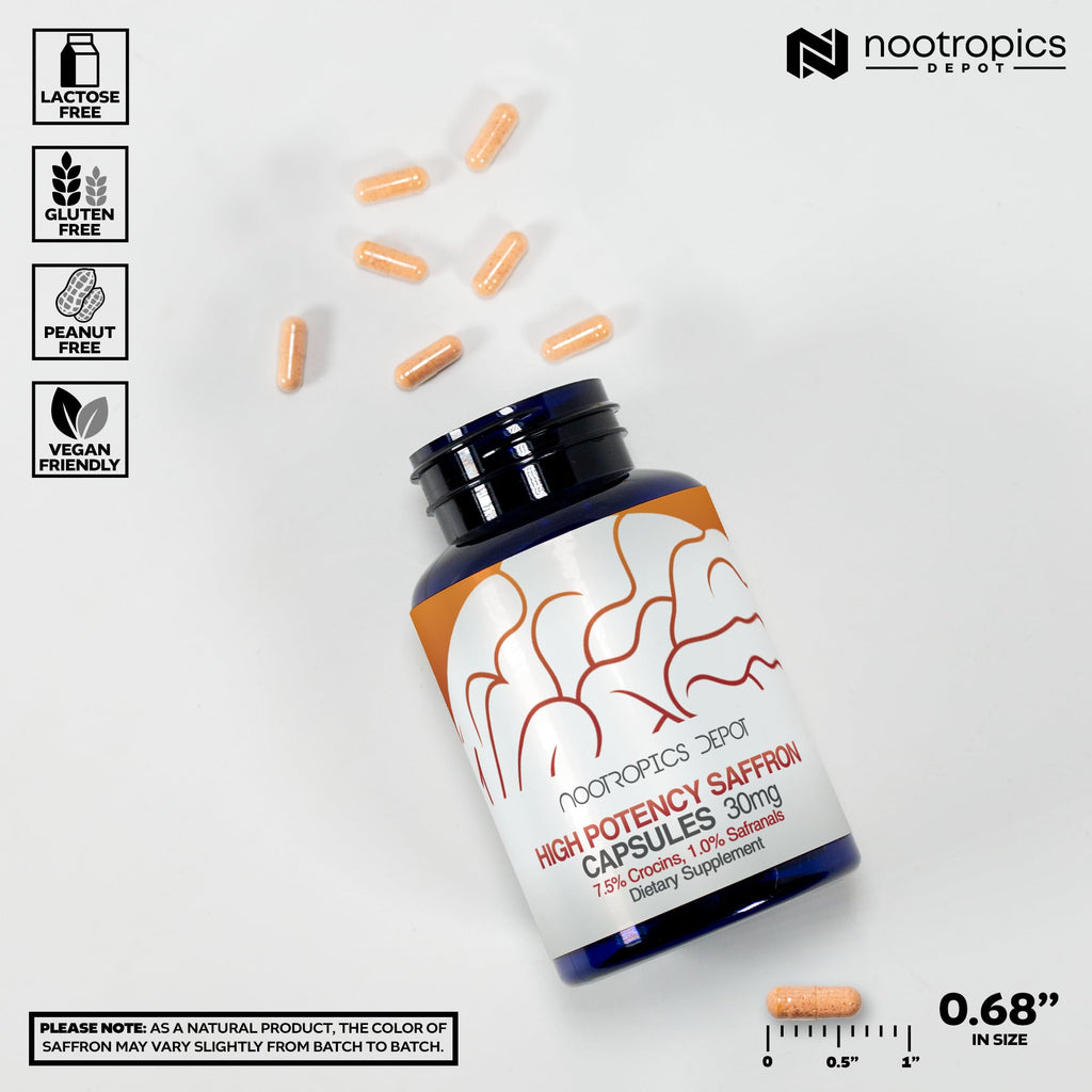 Nootropics Depot High Potency Saffron Extract Capsules