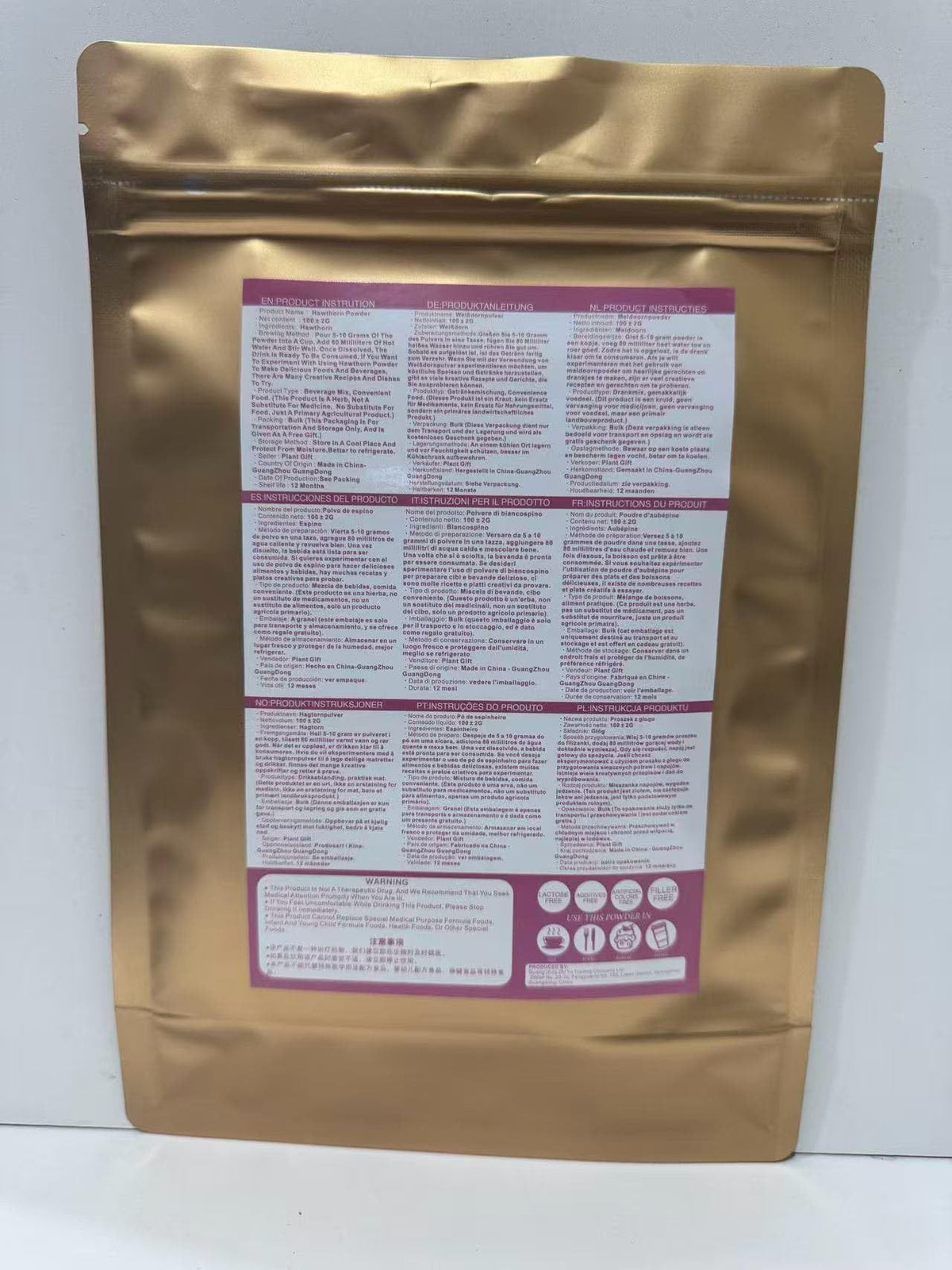 Plant Gift Hawthorn Powder 100% Pure - 100g - image 3