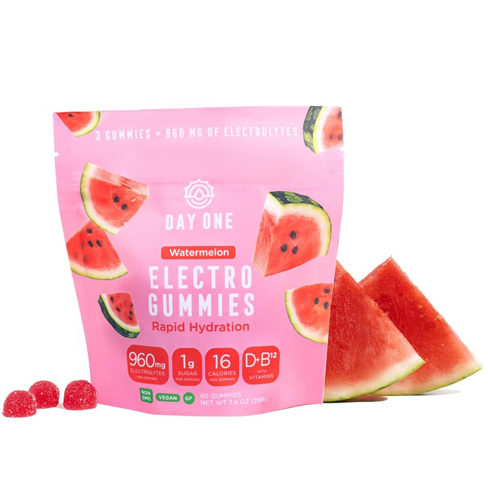 Day One Electrogummies - Electrolyte Gummies with 600mg of 6