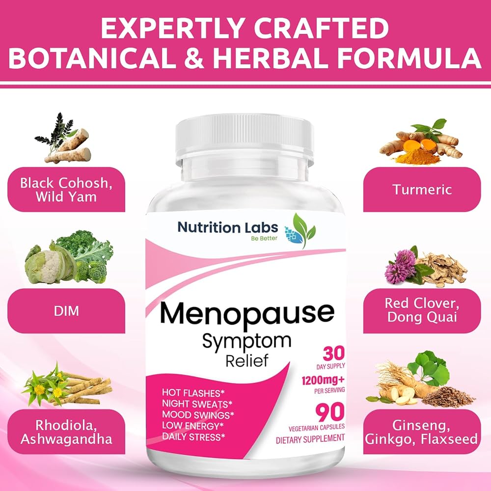 NUTRITION LABS BE BETTER Menopause Relief Supplement - 90 Capsules - image 3