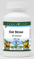 Terravita Oat Straw 2% Herbal Supplement - 300 Capsules