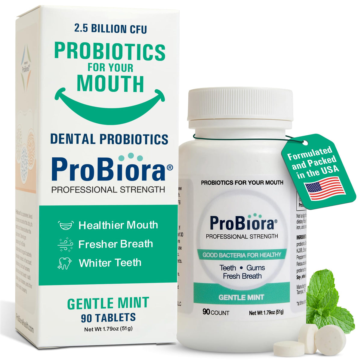 ProBiora Health Professional Strength Oral Probiotic - 90 Tablets
