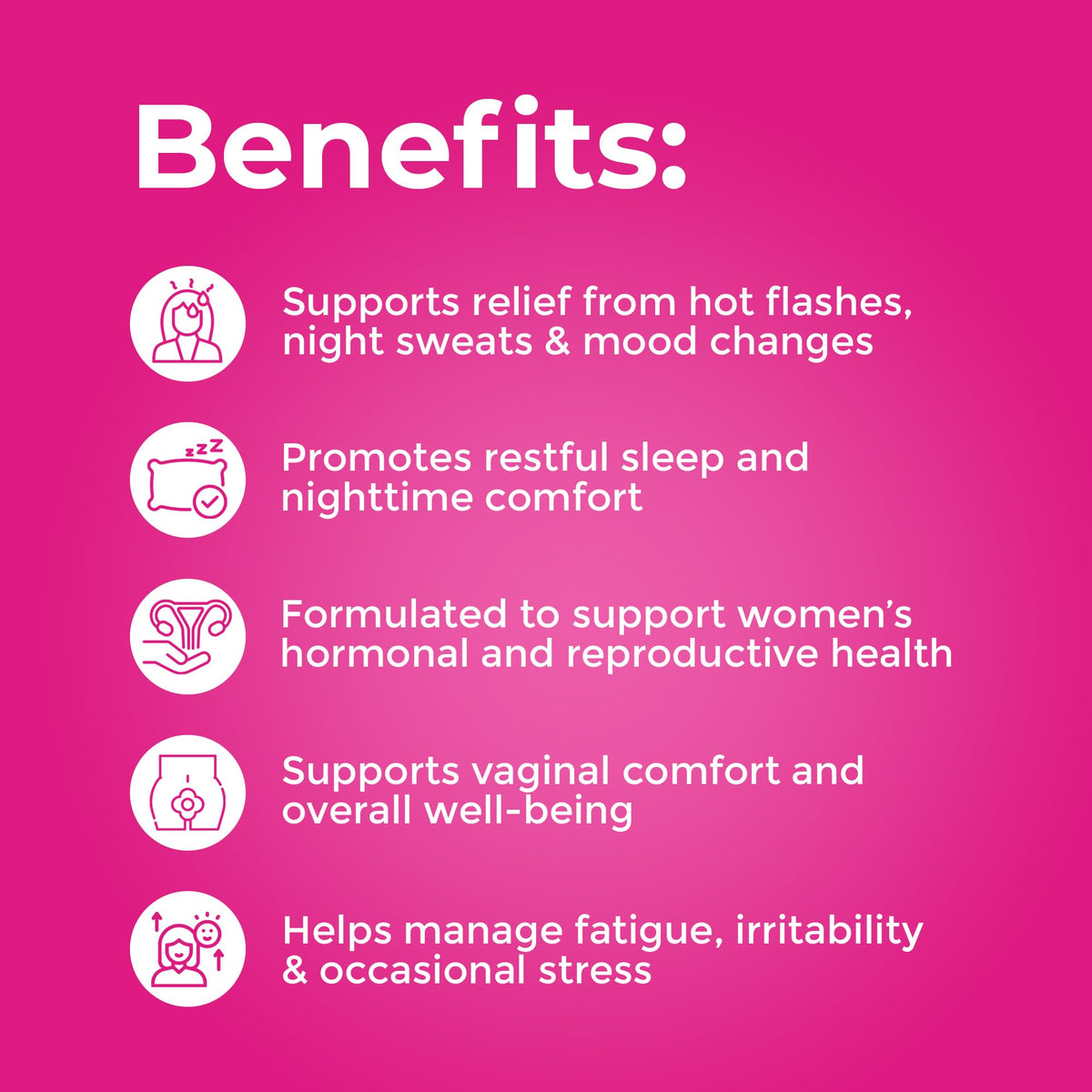 ZENZSUAL Bye Bye Menopause with Melatonin - 60 Capsules - image 4