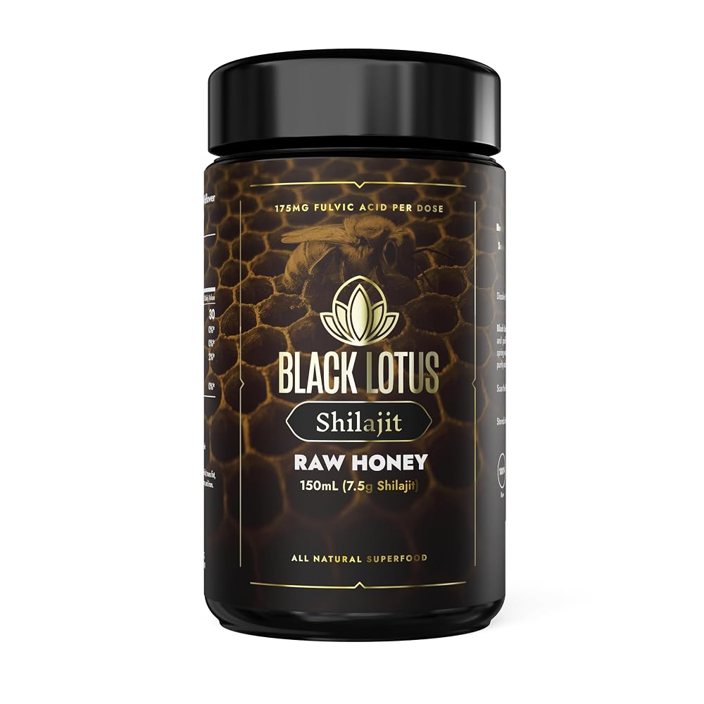 Black Lotus Pure Shilajit Resin Liquid Tincture - 150ml