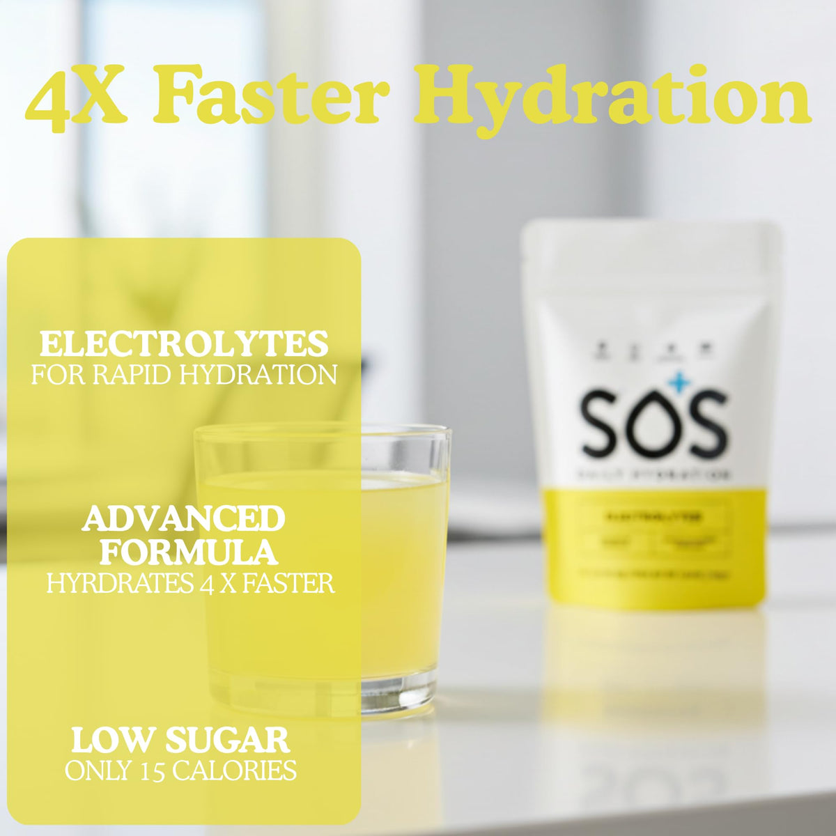 SOS Hydration Electrolyte Powder Sticks