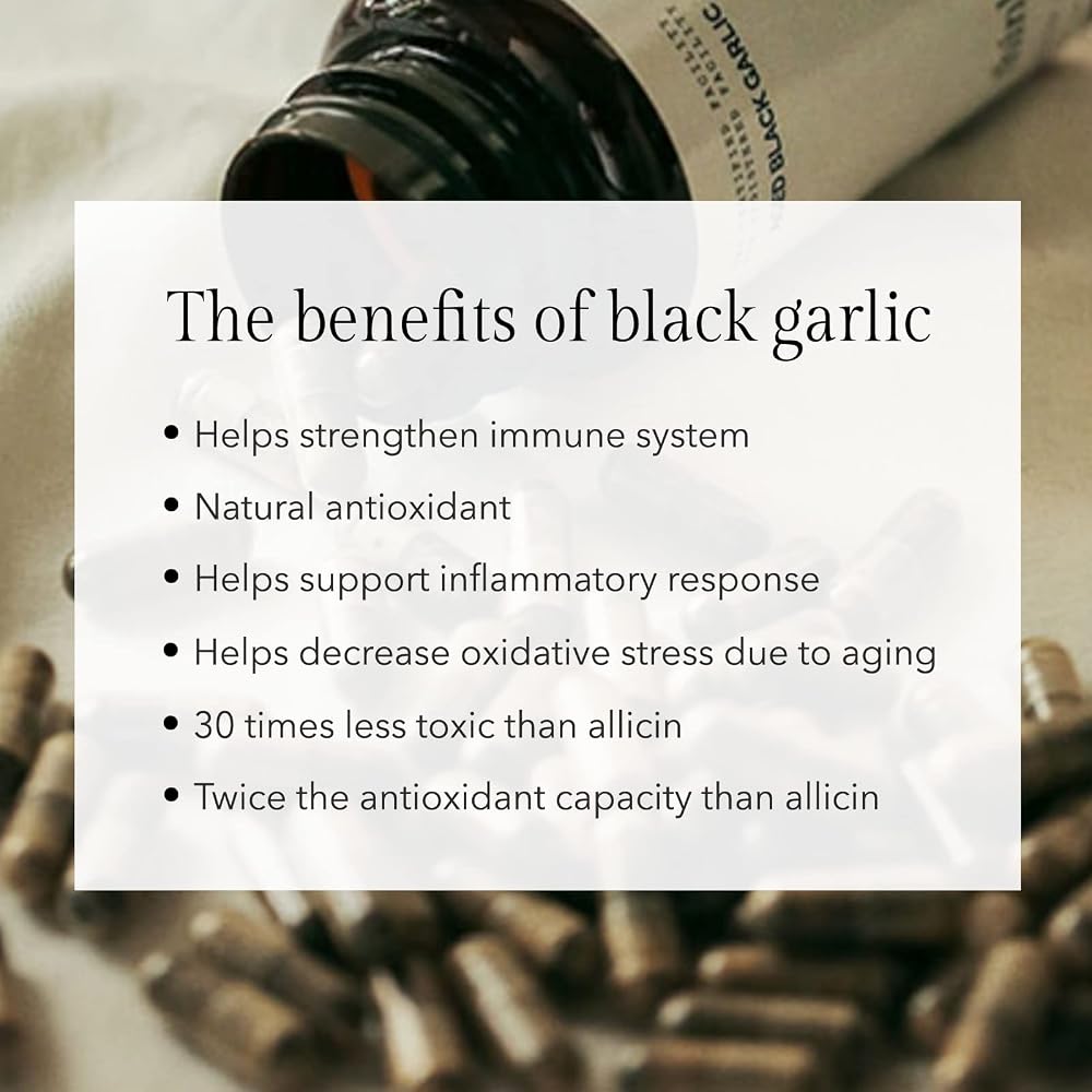 Think Remedy Aged Black Garlic Capsules - 60 Capsules - image 2