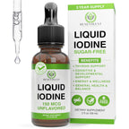 Benevolent Nourishment Liquid Iodine Drops Thyroid Support - 2 Fl Oz